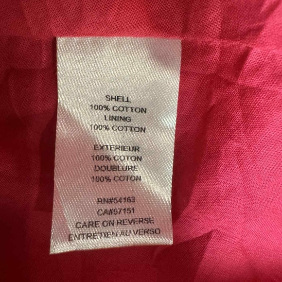 Calvin Klein Pink Ruffled Pleated Dress Size 10 EUC Midi - Picture 10 of 10